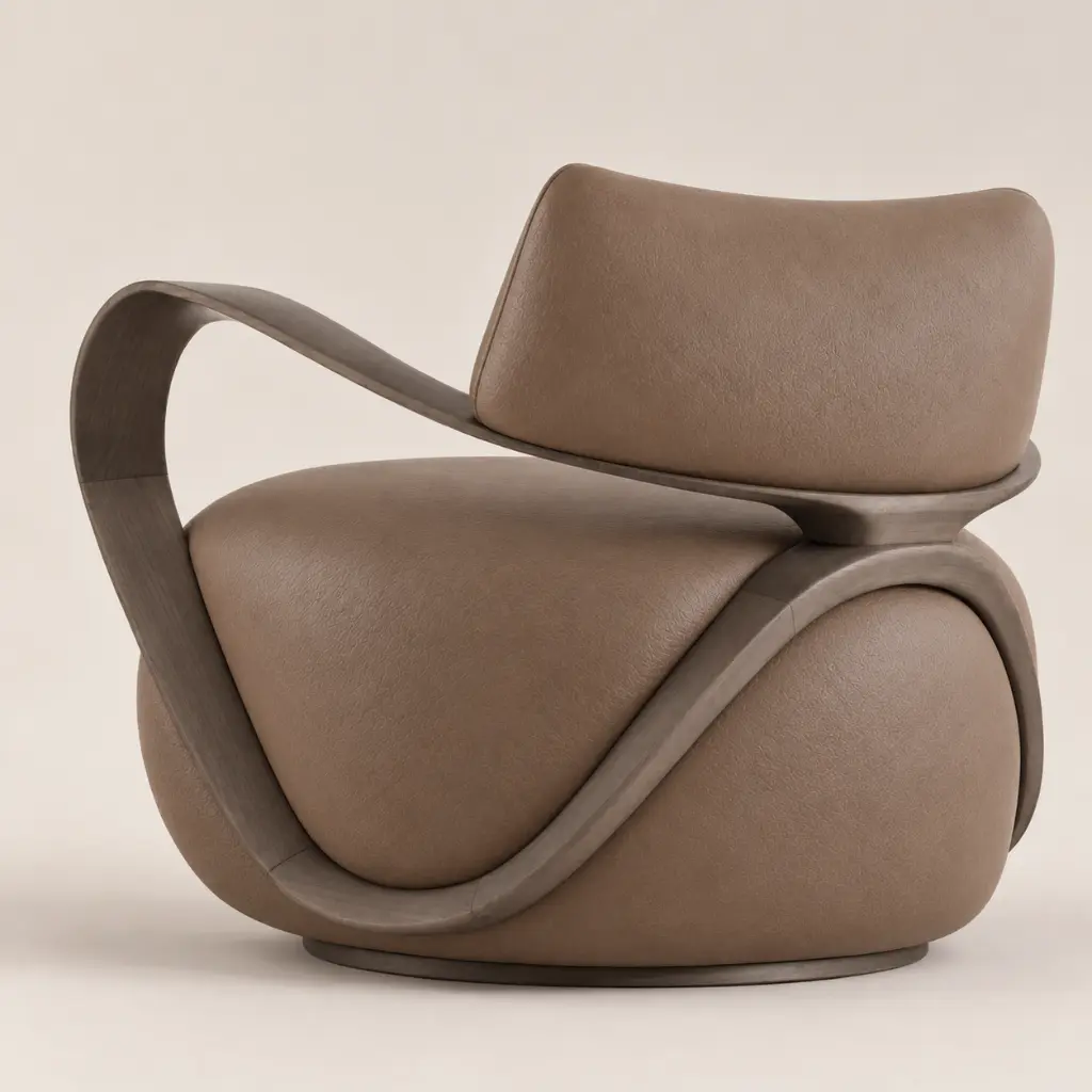 Sillón lounge de cuero y madera (1).webp