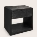 Mesa de Luz Toronto - 60x40xh60 - Madera Negra Texturada