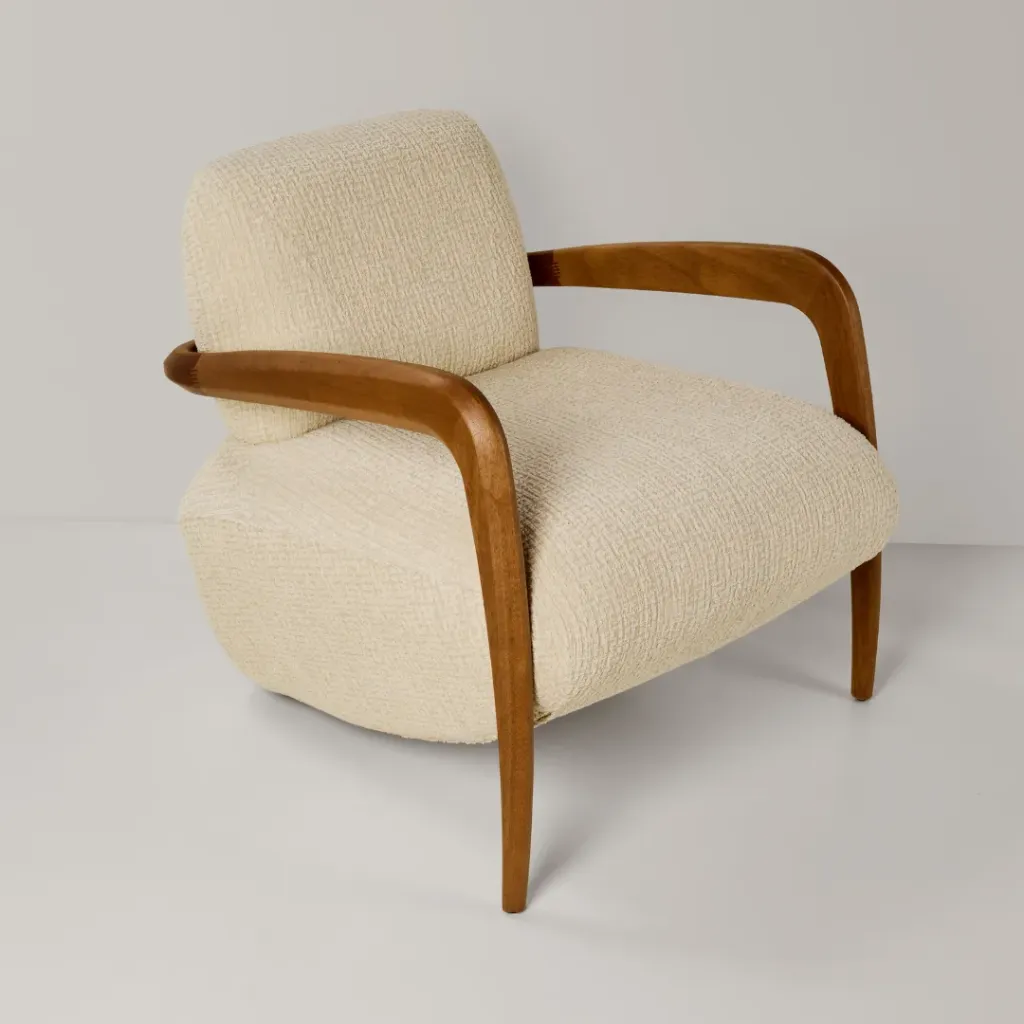 Poltrona Savoi Natural Tela Natural