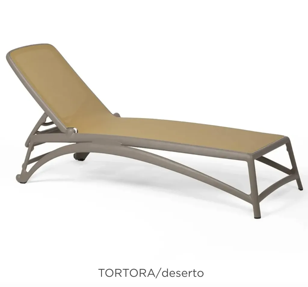 Reposera Atlantico Tortora - Tela Deserto