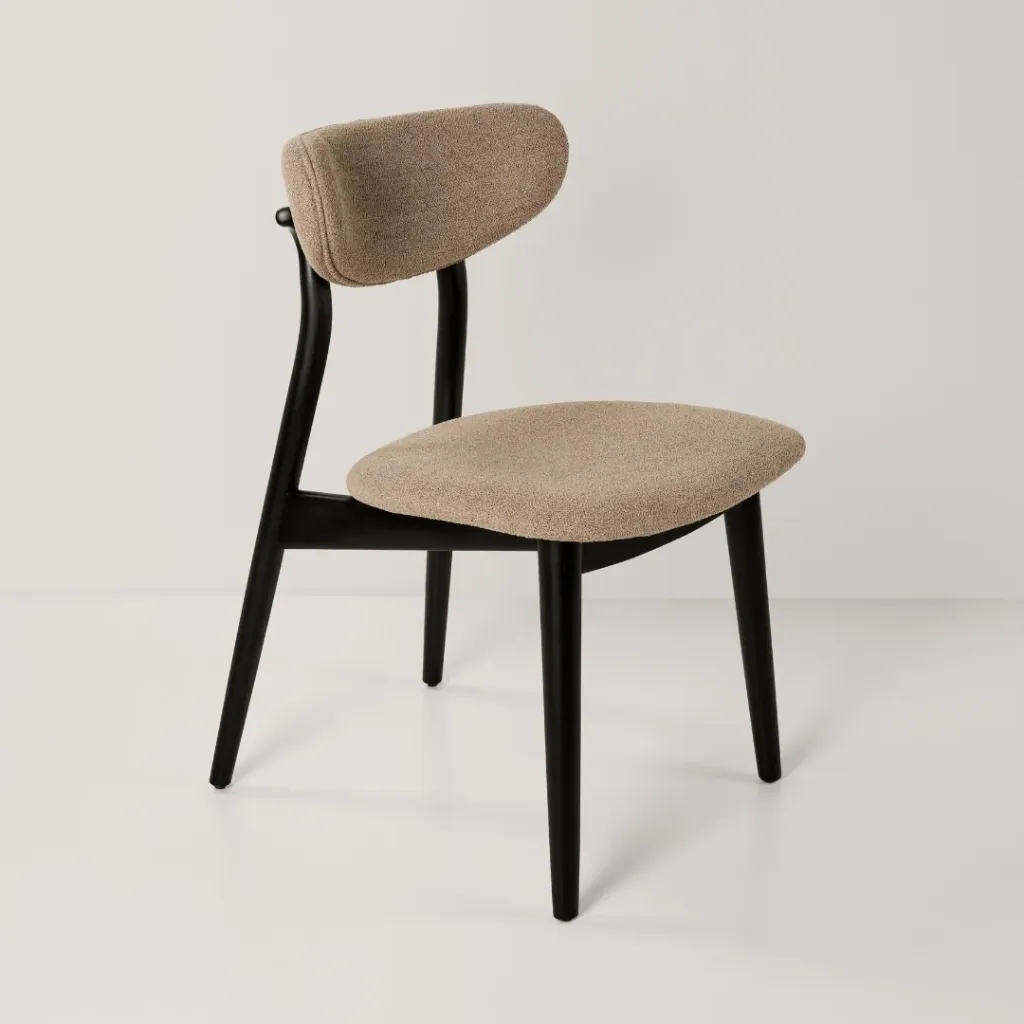 Silla Sotile Negro Tela Vison