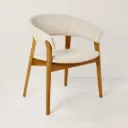 Silla Kore Natural Tela Beige