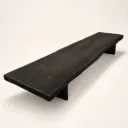 Mesa Ratona Tt Lonja Cedro Moro Negro Hasta 230x45xh40