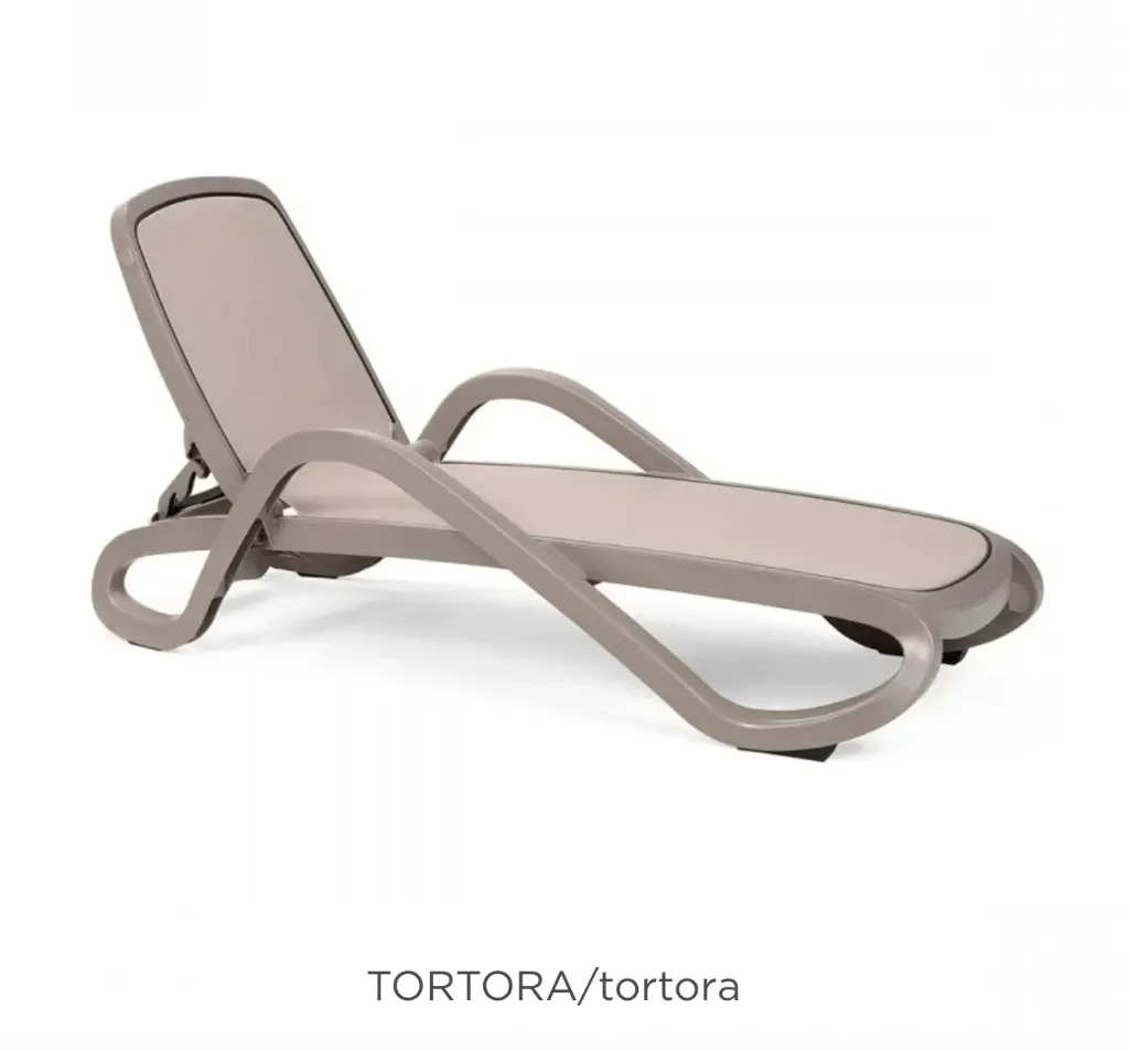 Reposera Alfa Tortora - Tela Tortora