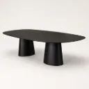 Mesa Alle 250 x 130 Pata Negra o Grafito Tapa Negra