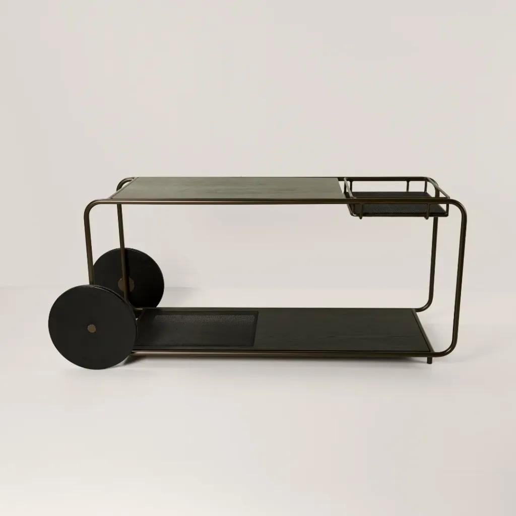 Carro Bar Donatela Lustre Negro