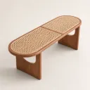 Banqueta Lithuania Natural 120x40xh45