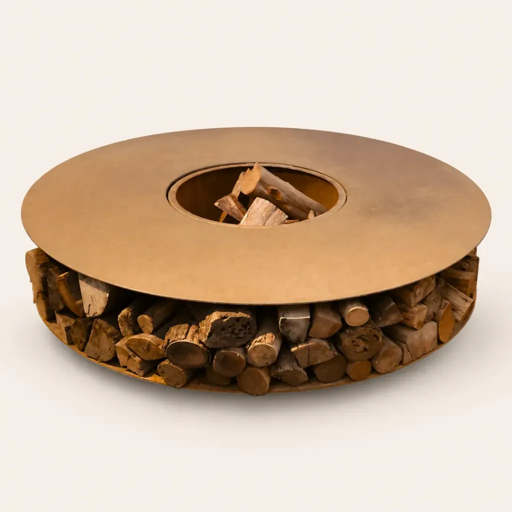 Brasero Firepit Chapa Ø 150 cm Óxido