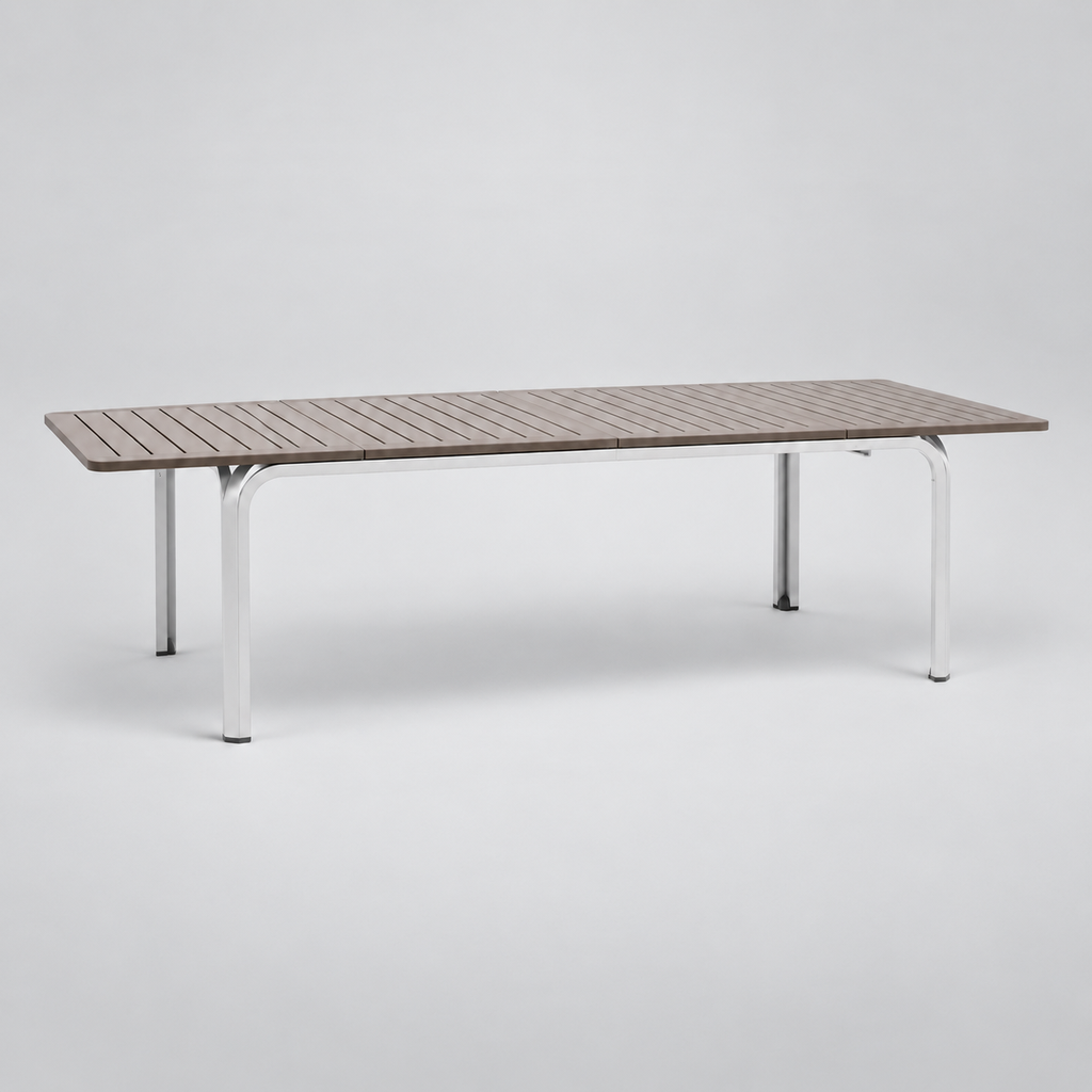Mesa Alloro Extensible 210-280 x 100 Tortora-Blanco