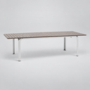 Mesa Alloro Extensible 210-280 x 100 Tortora-Blanco