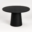 Mesa Niza - Madera Negra Texturada 2' - Borde Bisel