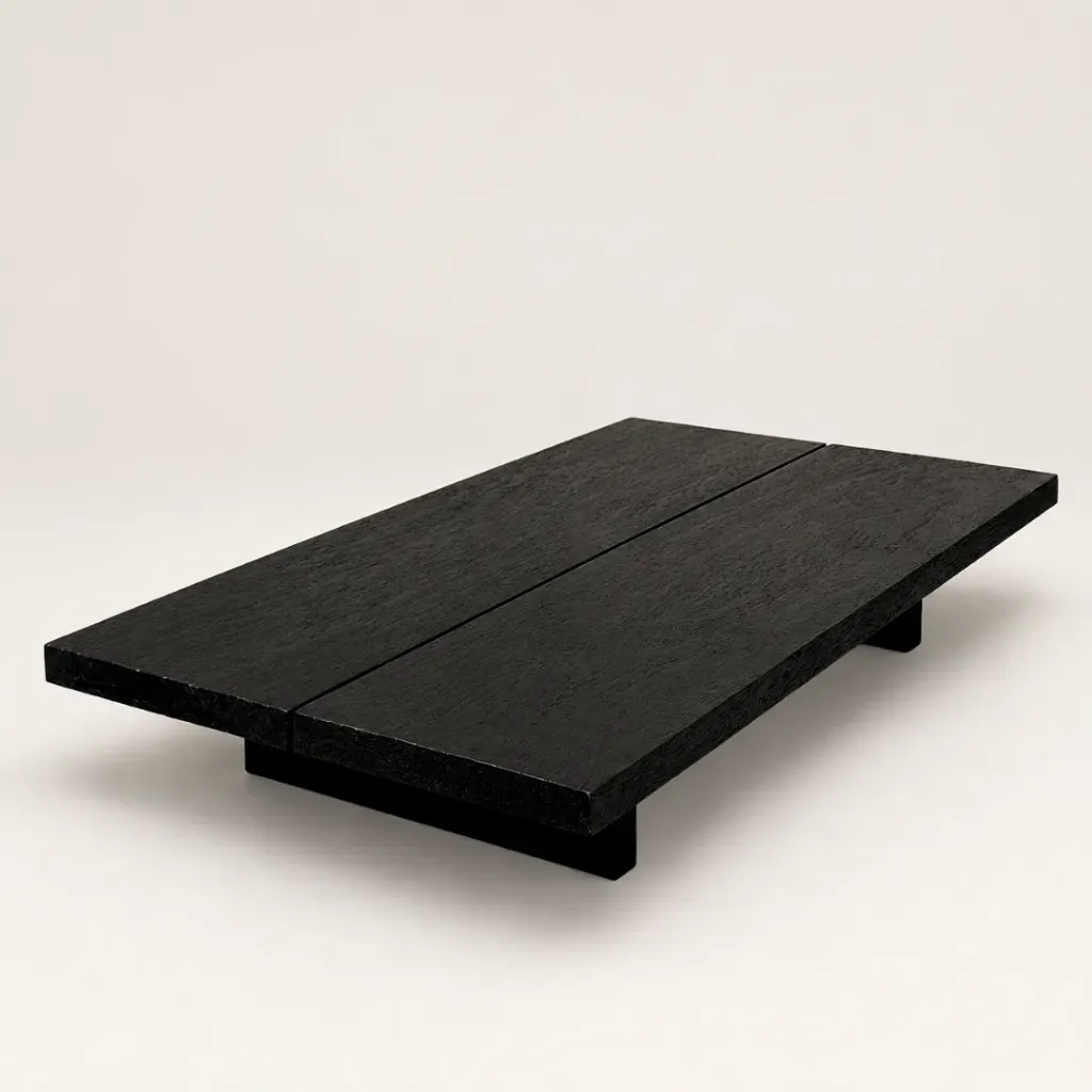 Mesa Ratona Andorra Cedro Moro Negro 200x117xh30