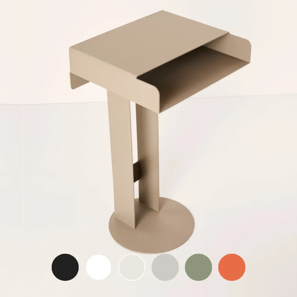 Mesa de Arrime Meet 40x35xh70- Metal Epoxi