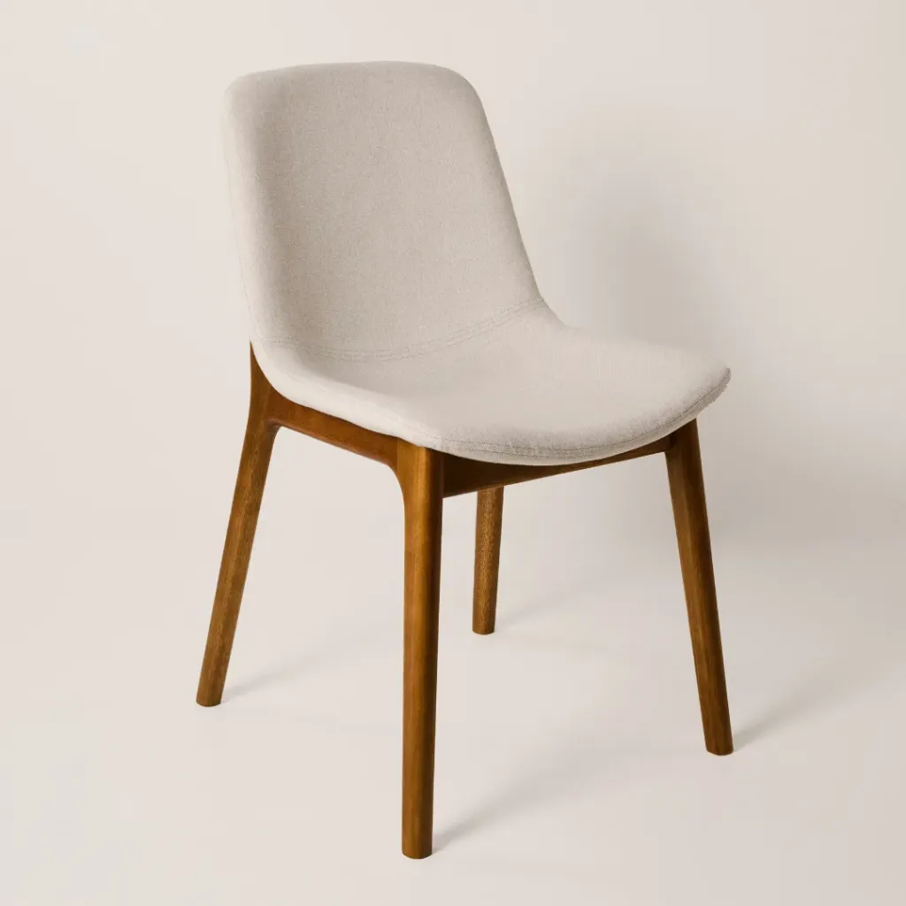 Silla Lynae (m) Natural Tela Blanca