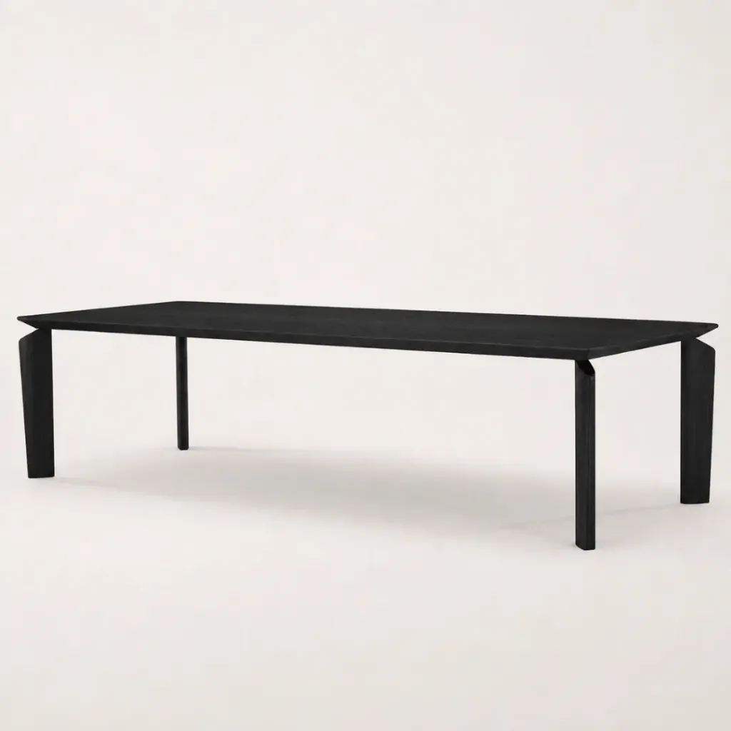Mesa Leme 3.00x1.20 Lustre Negro