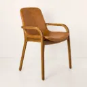 Silla Lynae Brazo (q) Natural Cuero Suela