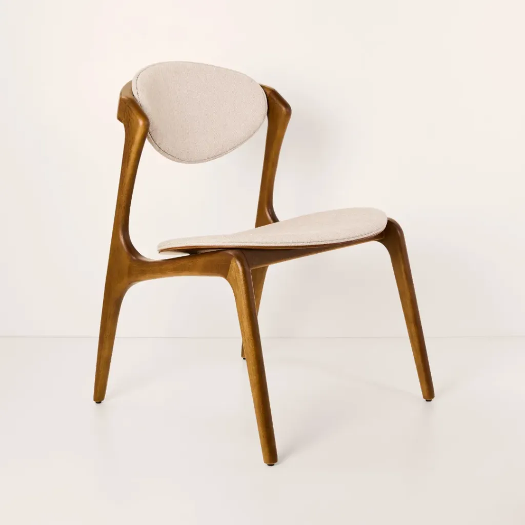 Silla Clara Natural Tela Vison