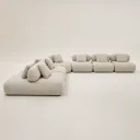 Sillón Palermo Modular Respaldos Móviles (Malla Pietra)