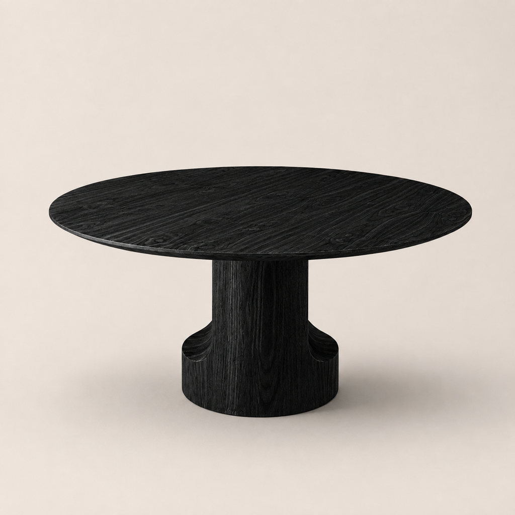 Mesa Cachoeira redonda Ø 180 cm Negro