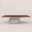 Mesa Copacabana 320 x 120 cm Nogueira