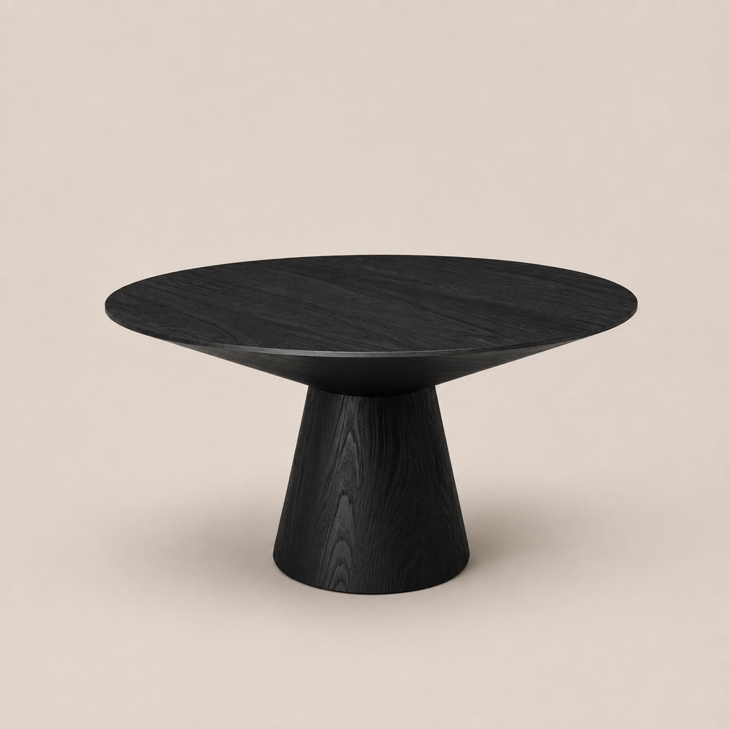 Mesa Gaia Ø 135 cm Negro