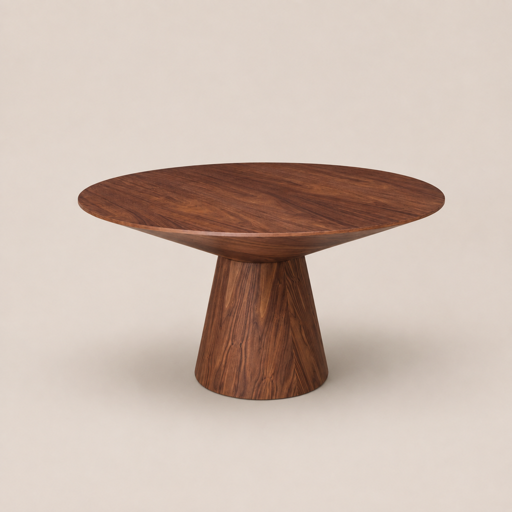 Mesa Gaia Ø 160 cm Nogueira