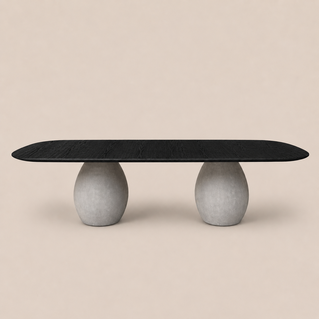 Mesa Verona Alargada 300 x 120 cm Negro
