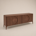 Vajillero Olden 4 puertas 191 x 45 x H76 cm Nogueira