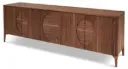 Vajillero Olden 4 puertas 191 x 45 x H76 cm Nogueira