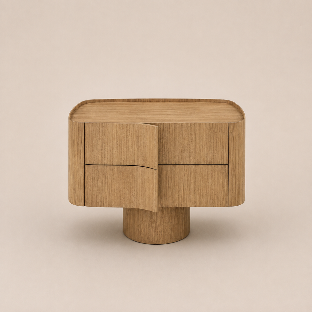 Mesa de Luz Alvar 81 x 48 prof x H65 cm Petiribí