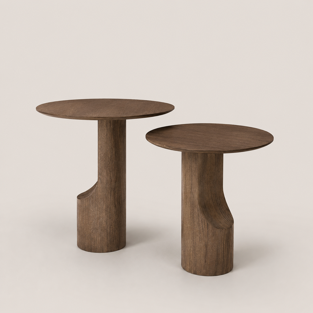 Mesa de Arrime Cachoeira 60 x 63 cm Nogueira