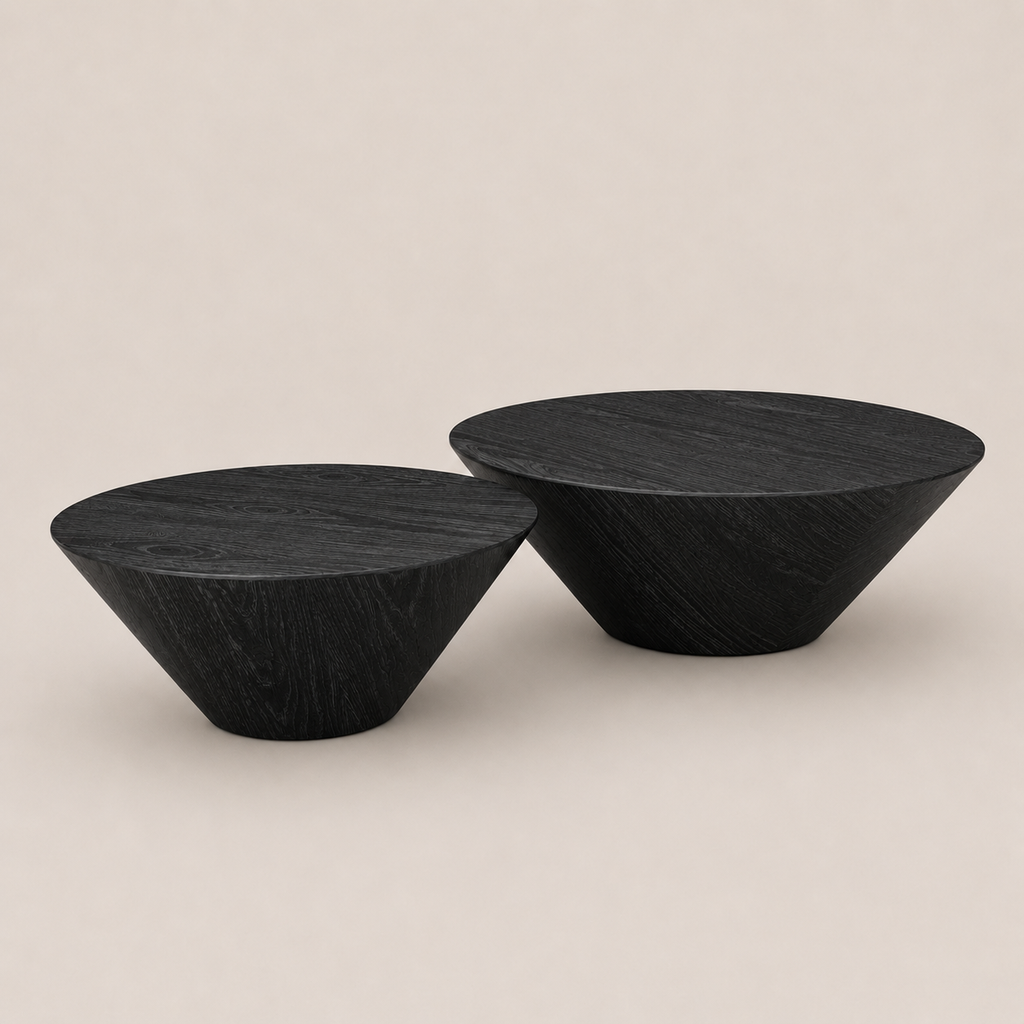 Mesa de Centro Leme 70 x 30 cm Negro