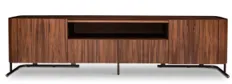 Rack Olden 226 x 45 x H46 cm onix metalizado Nogueira