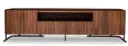 Rack Olden 226 x 45 x H46 cm onix metalizado Nogueira