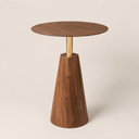 Mesa Bistro Belmonte Ø 80 x H100 cm onix metalizado Nogueira