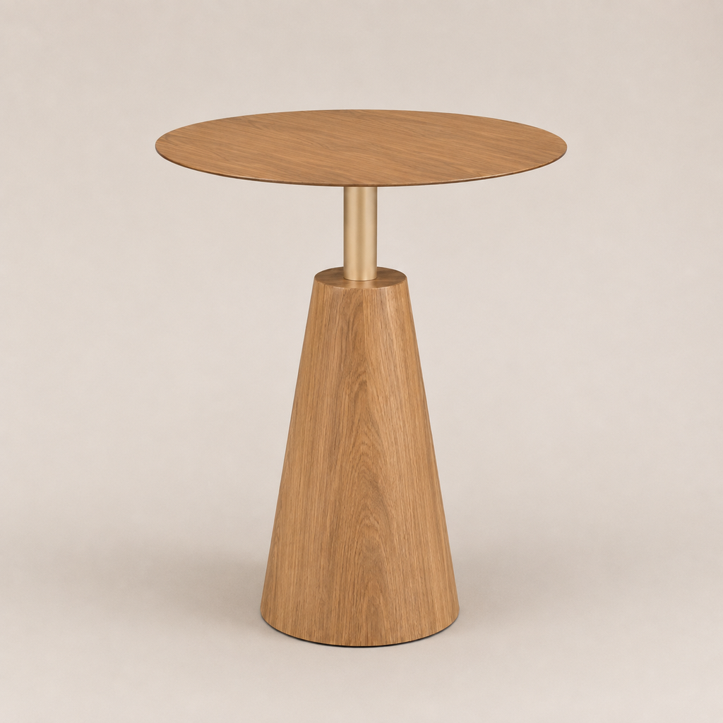 Mesa Bistro Belmonte Ø 80 x H100 cm onix metalizado Petiribí