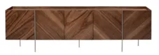 Vajillero Baden 250 x 48 x H76 cm onix metalizado Nogueira