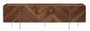 Vajillero Baden 250 x 48 x H76 cm onix metalizado Nogueira