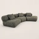 Sillón Palermo Modular 3 Cuerpos en Angulo (11669 G)