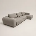 Sillón Padova Retráctil Modular 3 Cuerpos (Gris 17048)