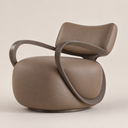 Poltrona Infinity Space Grey Cuero Mamut