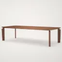 Mesa Leme 3.00x1.20 Lustre IMBUIA