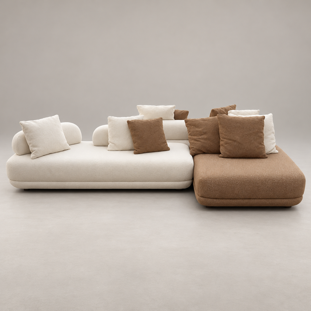 Sillon Alpi Modular (390 X 200 X 260) Malla Lark y Giz