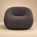 Poltrona Eterea Cafe Base Negra
